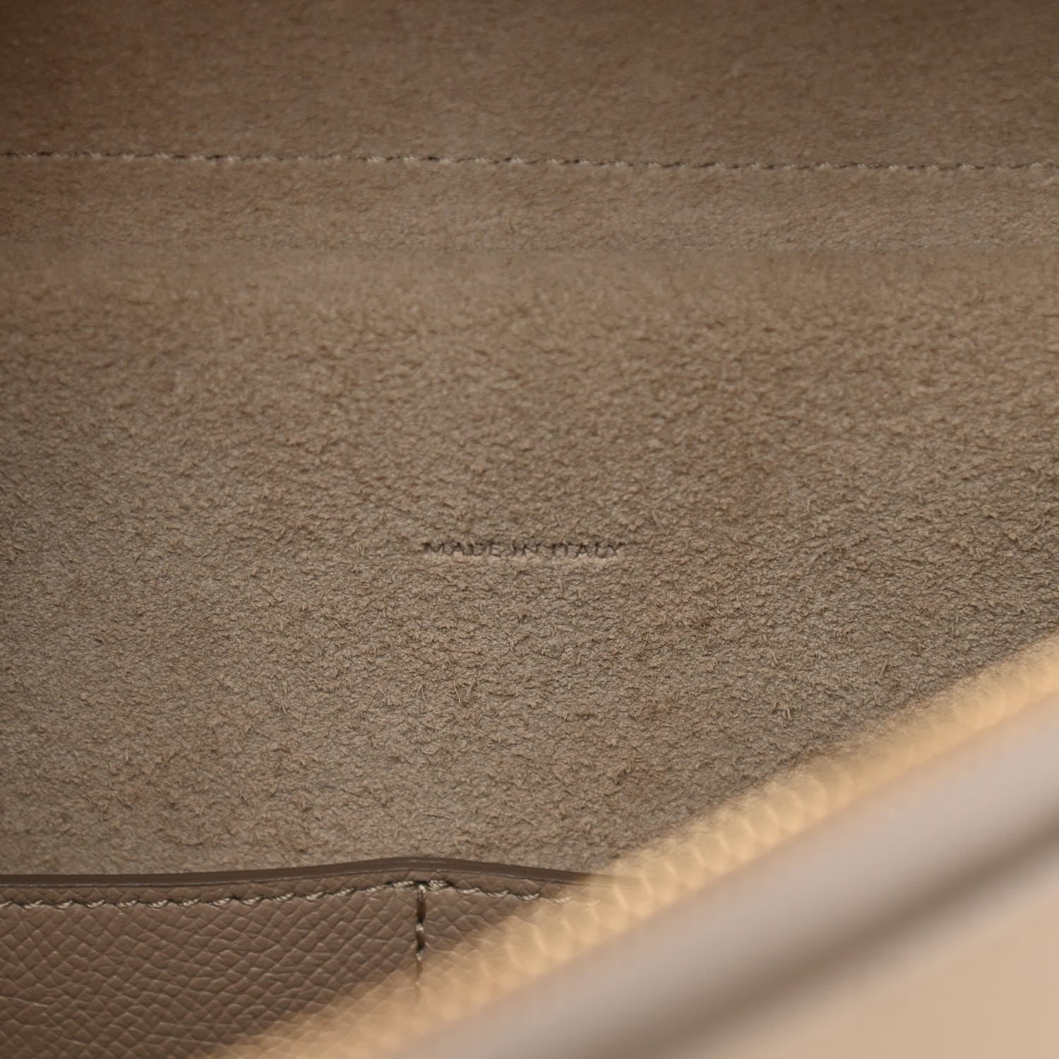 Celine Grained Calfskin Mini Belt Bag Light Taupe 7 of 13