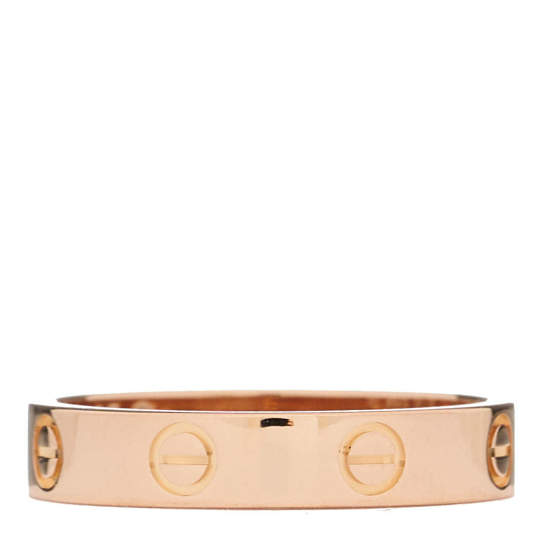18K Pink Gold 3.5mm LOVE Wedding Band Ring 57 7.75