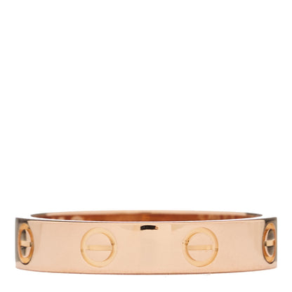 Cartier 18K Pink Gold 3.5mm LOVE Wedding Band Ring 57 7.75 1 of 4
