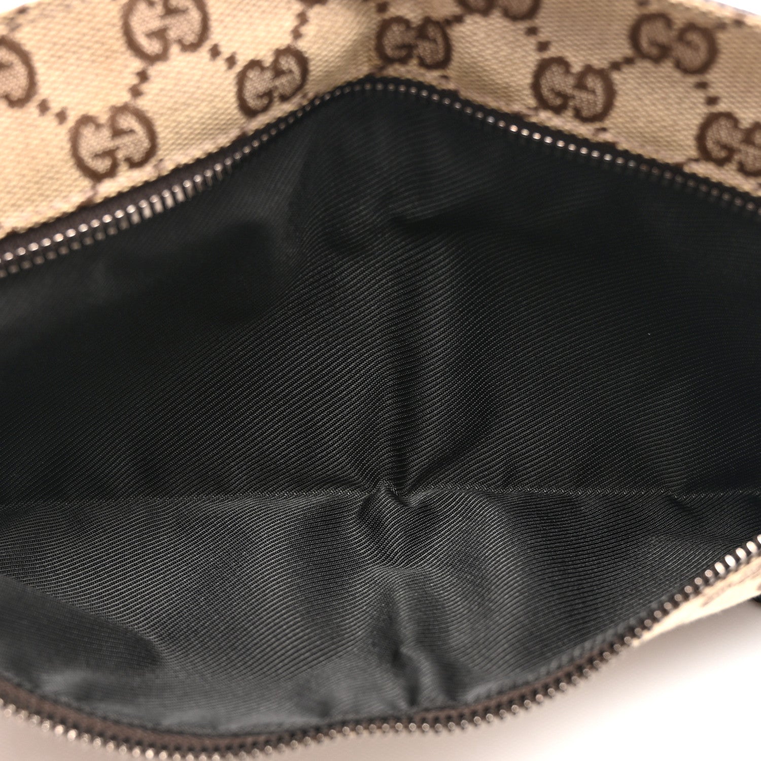 Gucci GG Monogram Double Pocket Belt Bag Dark Brown 5 of 9