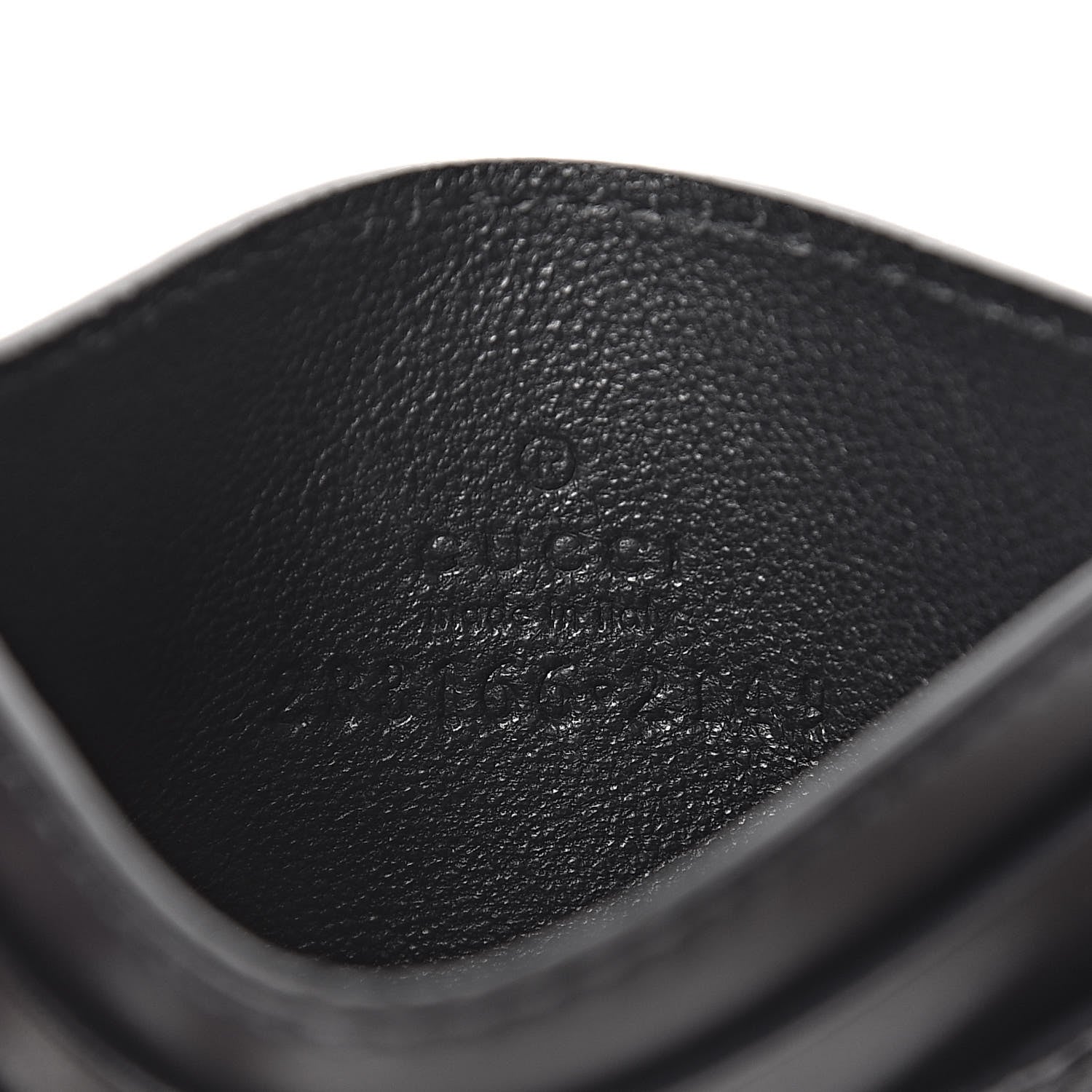 Gucci Guccissima Card Holder Black 6 of 6