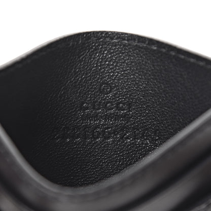 Gucci Guccissima Card Holder Black 6 of 6