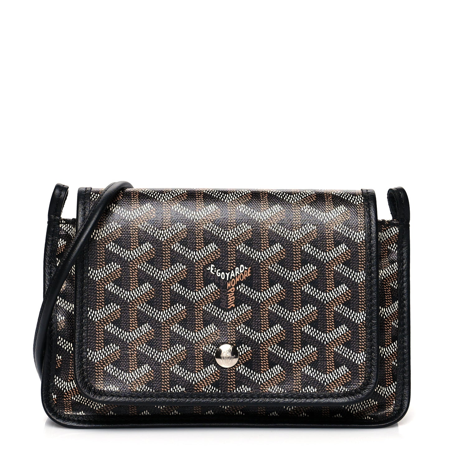 Goyardine Plumet Wallet Clutch Black
