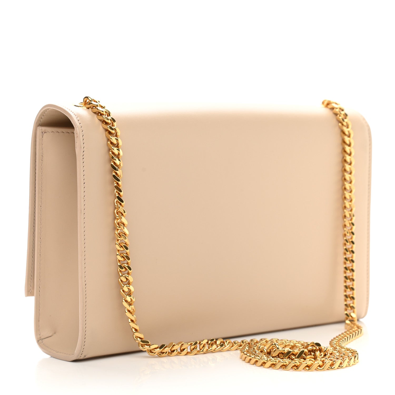 Saint Laurent Smooth Calfskin Medium Classic Monogram Kate Tassel Satchel Nude Powder 2 of 9
