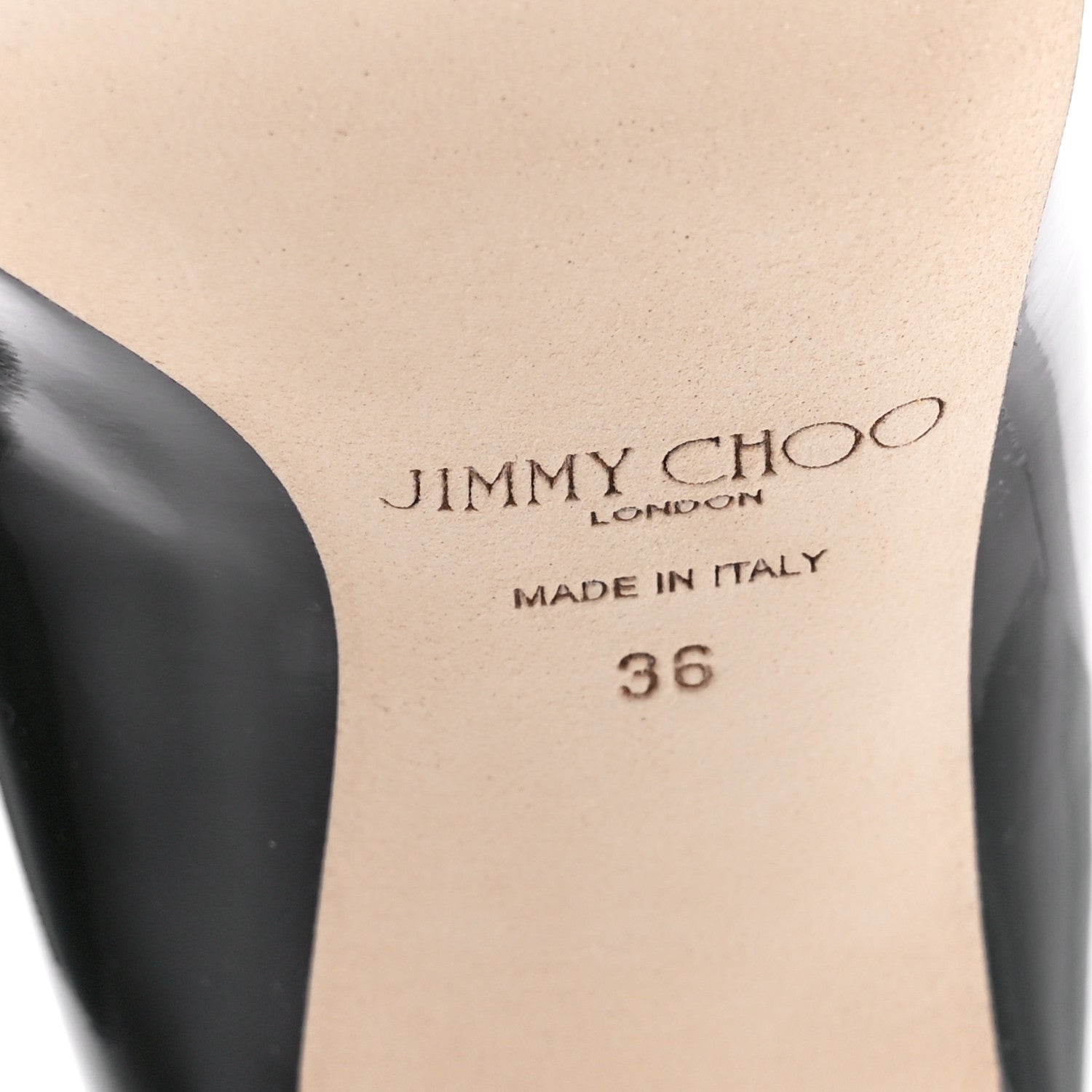 Jimmy Choo Patent Love 65 Pumps 36 Black 7 of 9