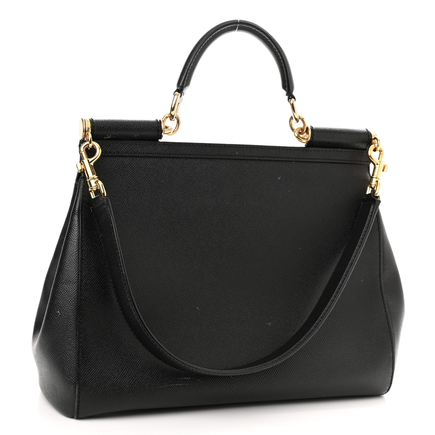 Dolce & Gabbana Dauphine Large Miss Sicily Satchel Black 2 of 15