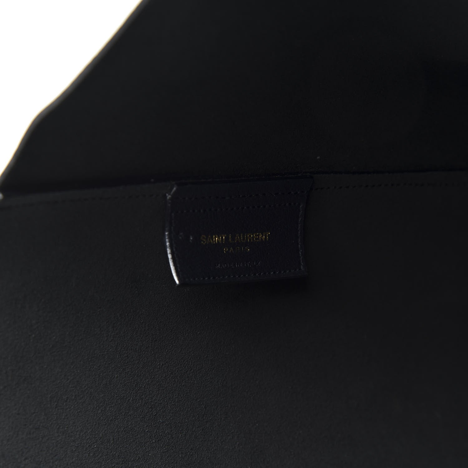 Saint Laurent Calfskin Large Shopping Tote Deep Marine 7 of 9