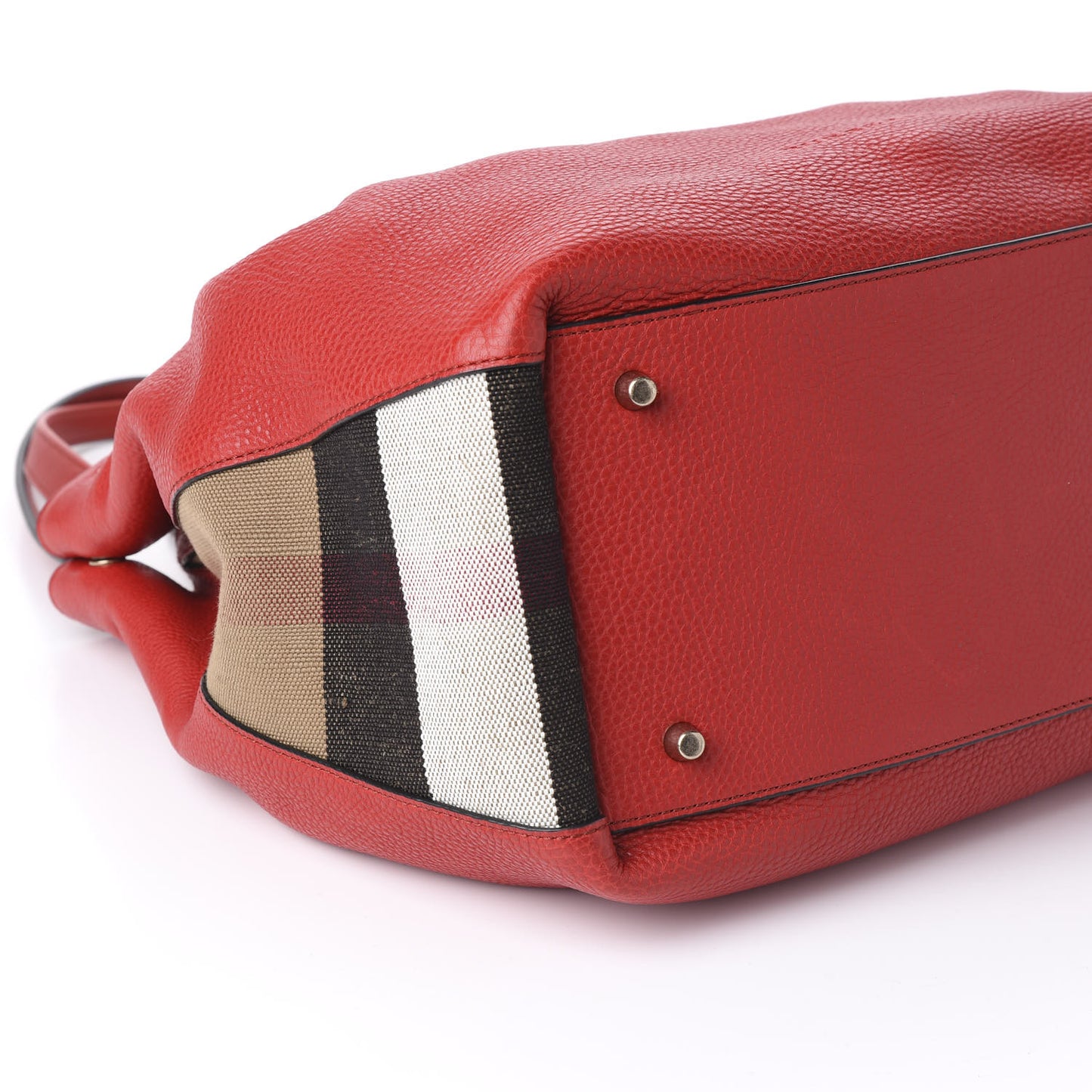 Brit Calfskin House Check Medium Maidstone Red