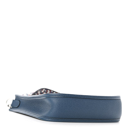Hermes Taurillon Clemence Zigzag Evelyne TPM Deep Bleu Bleu Zellige Indigo Black 4 of 11