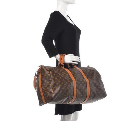 Louis Vuitton Monogram Keepall Bandouliere 50 3 of 37