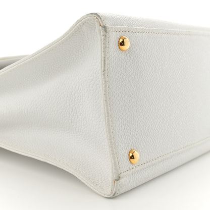 Chanel Caviar CC Shoulder Bag White 9 of 17