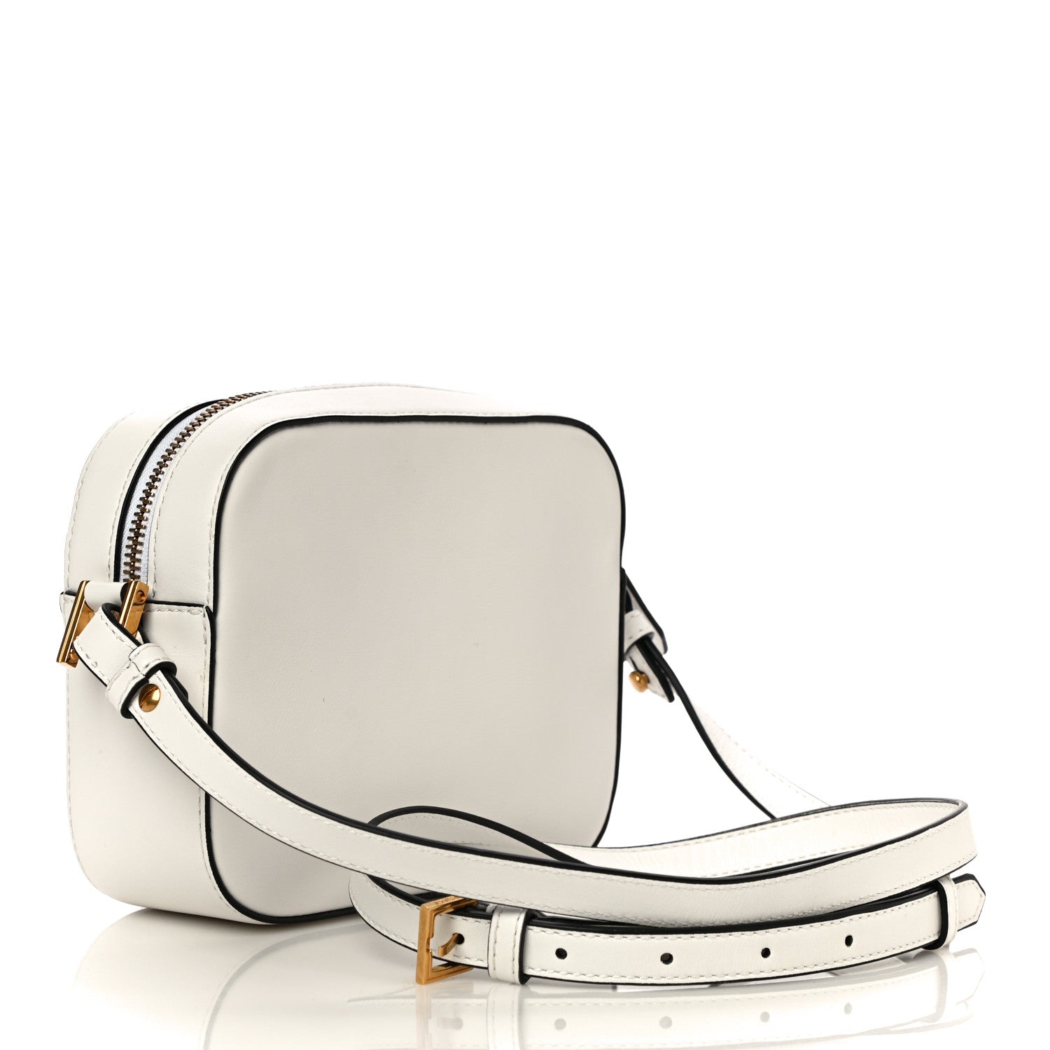 Versace Vitello Virtus Camera Bag White 3 of 12