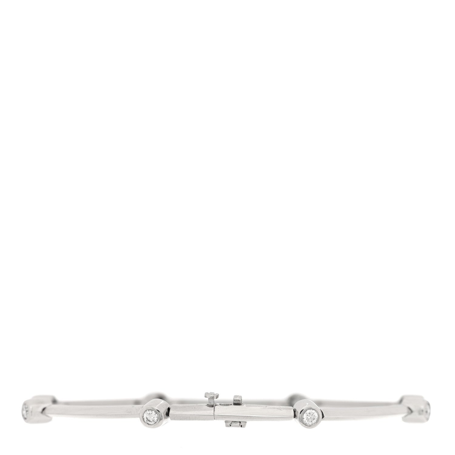 Tiffany Platinum Diamond 8 Station Link Bracelet 2 of 4