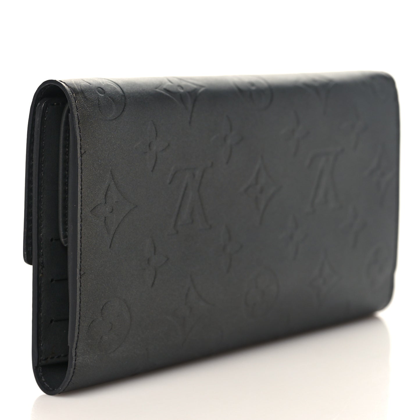 Mat Monogram Porte Tresor International Wallet Black