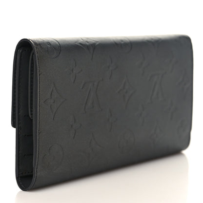 Louis Vuitton Mat Monogram Porte Tresor International Wallet Black 3 of 6