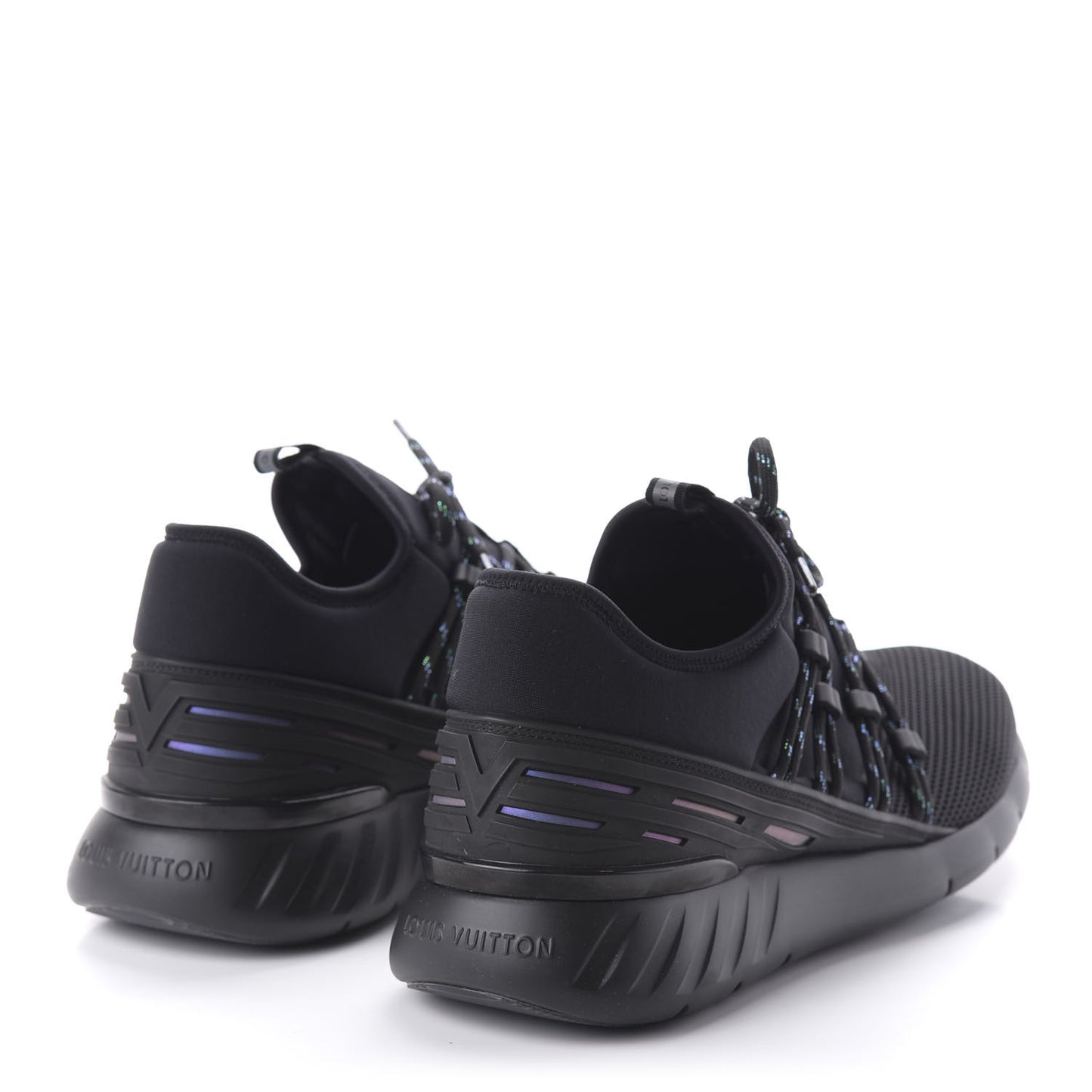 Neoprene Mesh Rubber Fastlane Low Sneakers 10 Black
