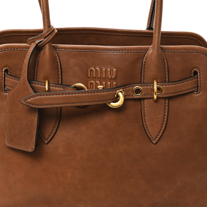 Miu Miu Nappa Medium Aventure Bag Rovere 7 of 10