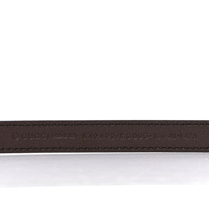Gucci GG Supreme Monogram Jackie 1961 15mm Belt 100 40 Beige Brown 4 of 6