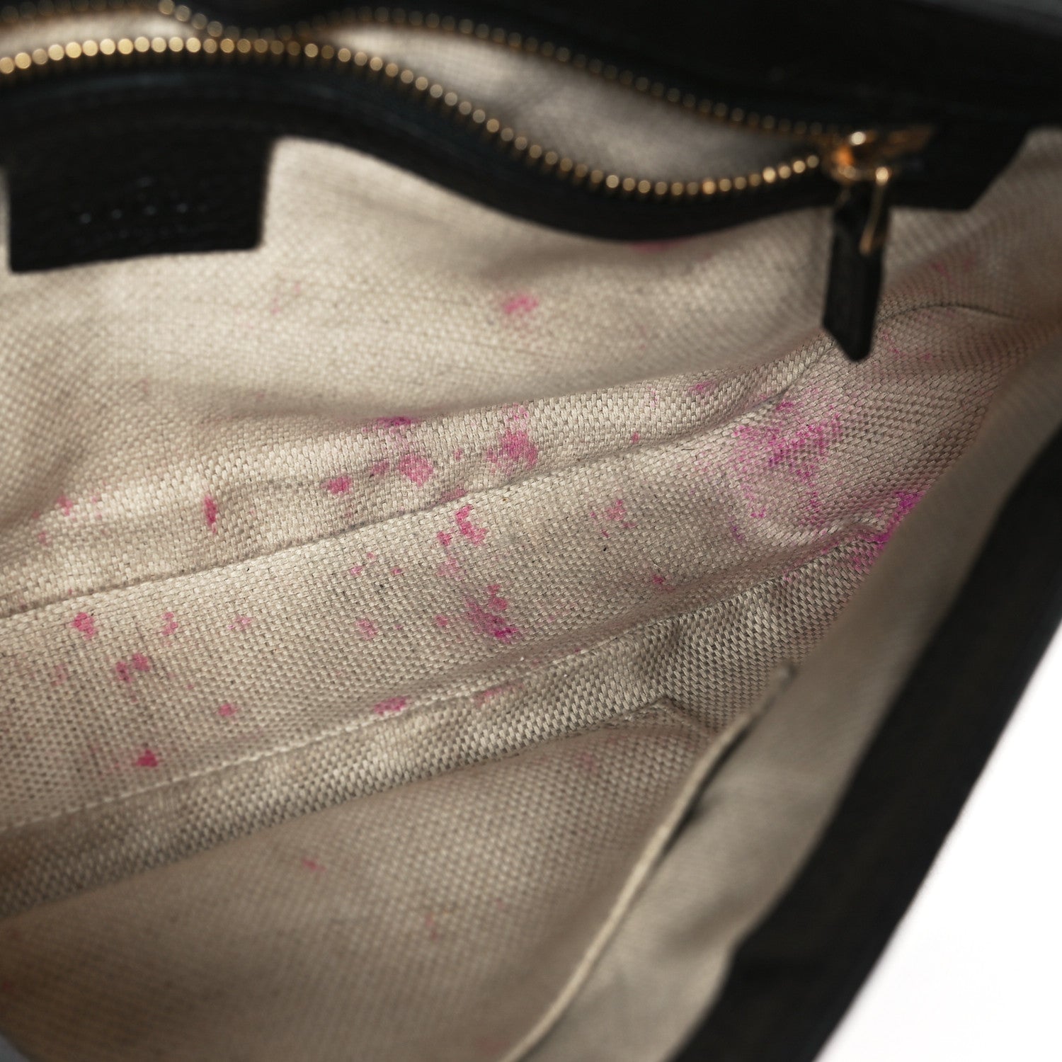 Gucci Pebbled Calfskin Medium Soho Flap Crossbody Black 10 of 10