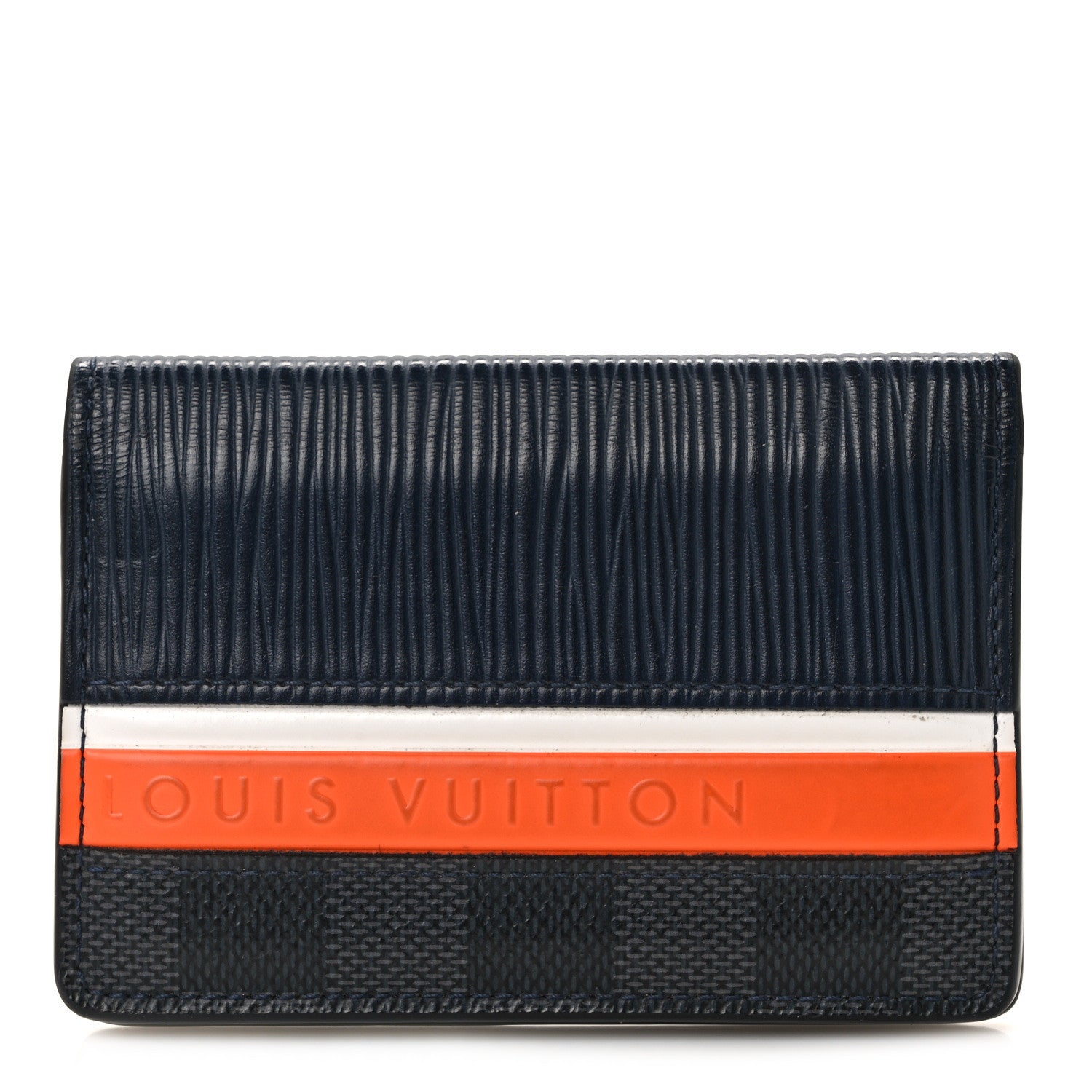 Louis Vuitton Epi Damier Graphite Multiple Wallet Blue 1 of 11