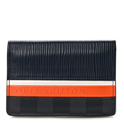 Louis Vuitton Epi Damier Graphite Multiple Wallet Blue 1 of 11