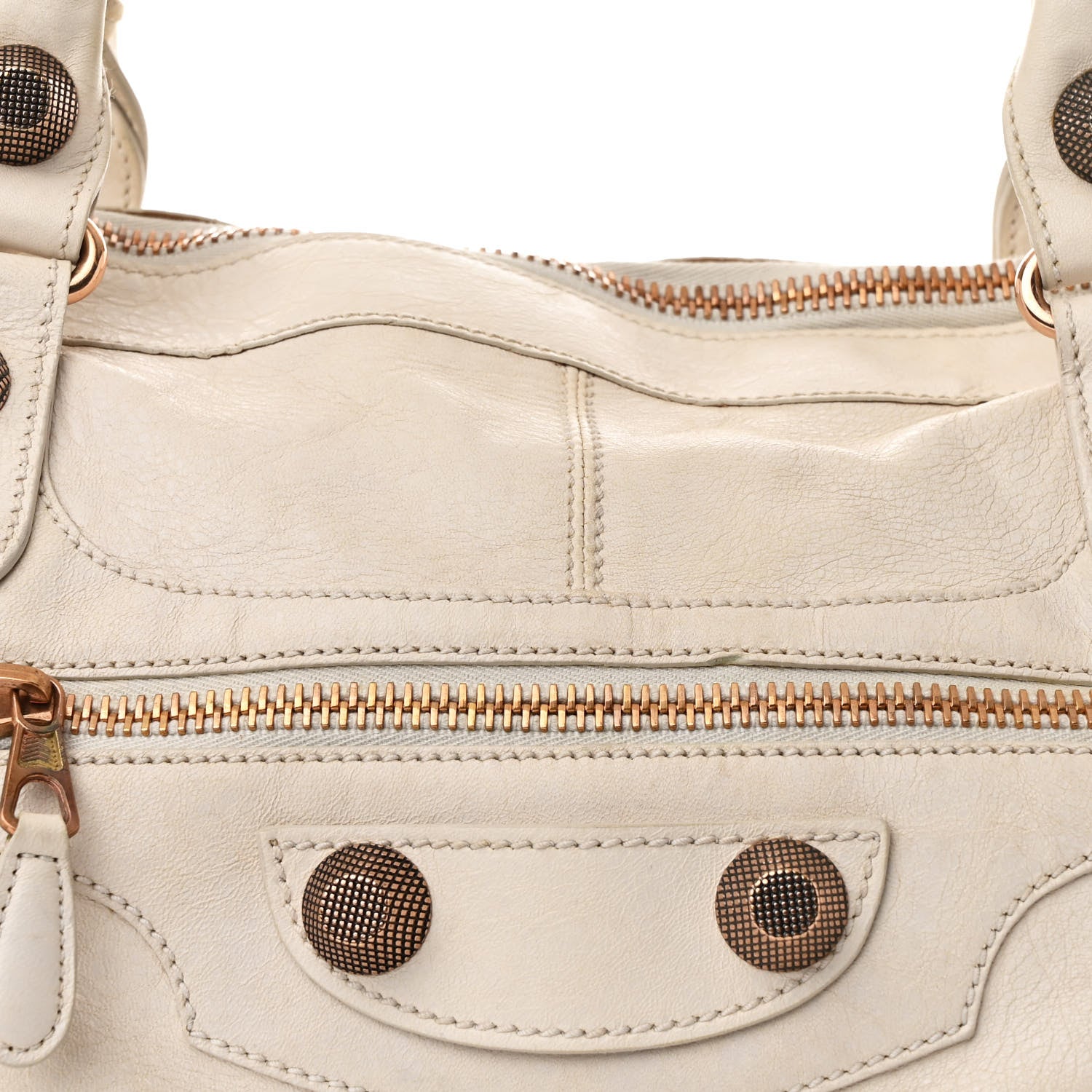 Balenciaga Agneau Giant 21 Rose Gold Hardware Work White Light 9 of 14