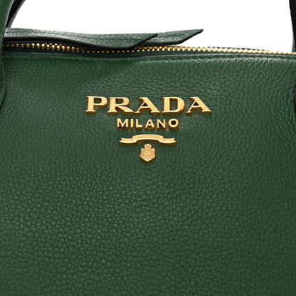Prada Vitello Daino Shopping Tote Foresta 9 of 11