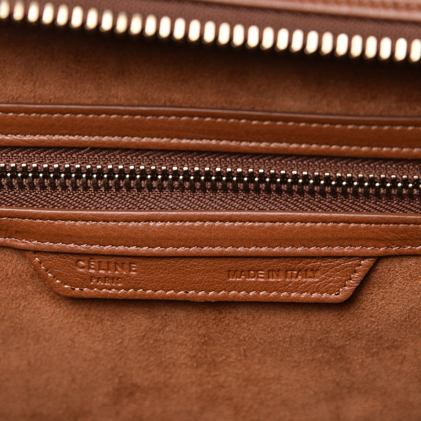 Baby Calfskin Mini Luggage Sienna