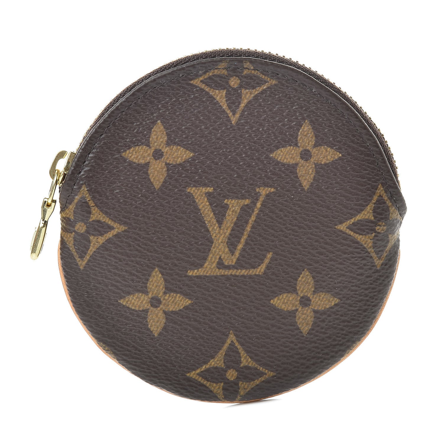 Monogram Round Coin Purse