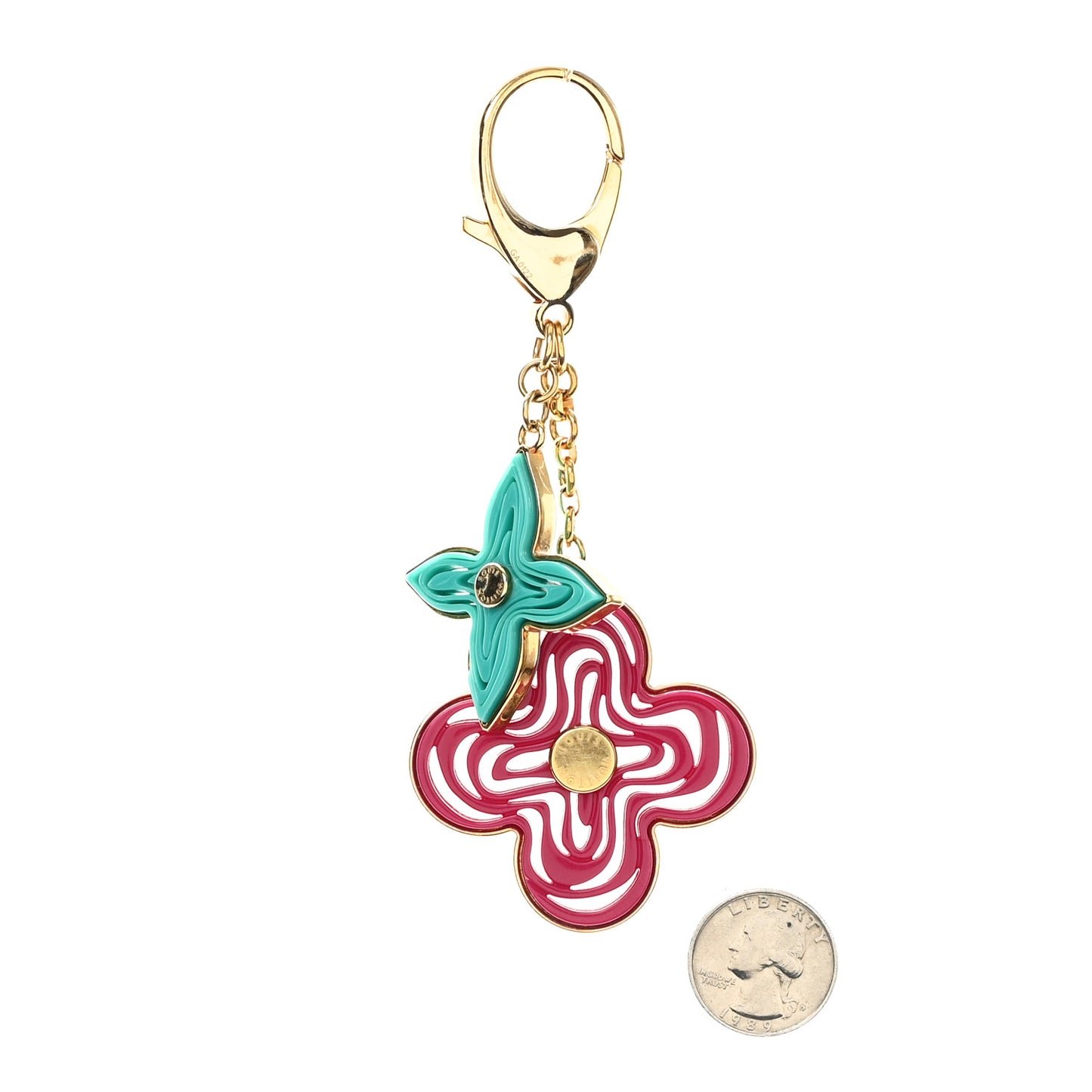 Resin Naif Bag Charm Grenadine