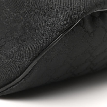 Gucci Nylon Monogram Fanny Pack Belt Bag Black 9 of 10