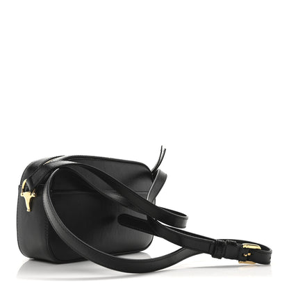 Gucci Calfskin Mini Horsebit 1955 Camera Shoulder Bag  Black 3 of 11