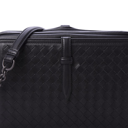 Bottega Veneta Nappa Intrecciato Medium Camera Shoulder Bag Black 10 of 10
