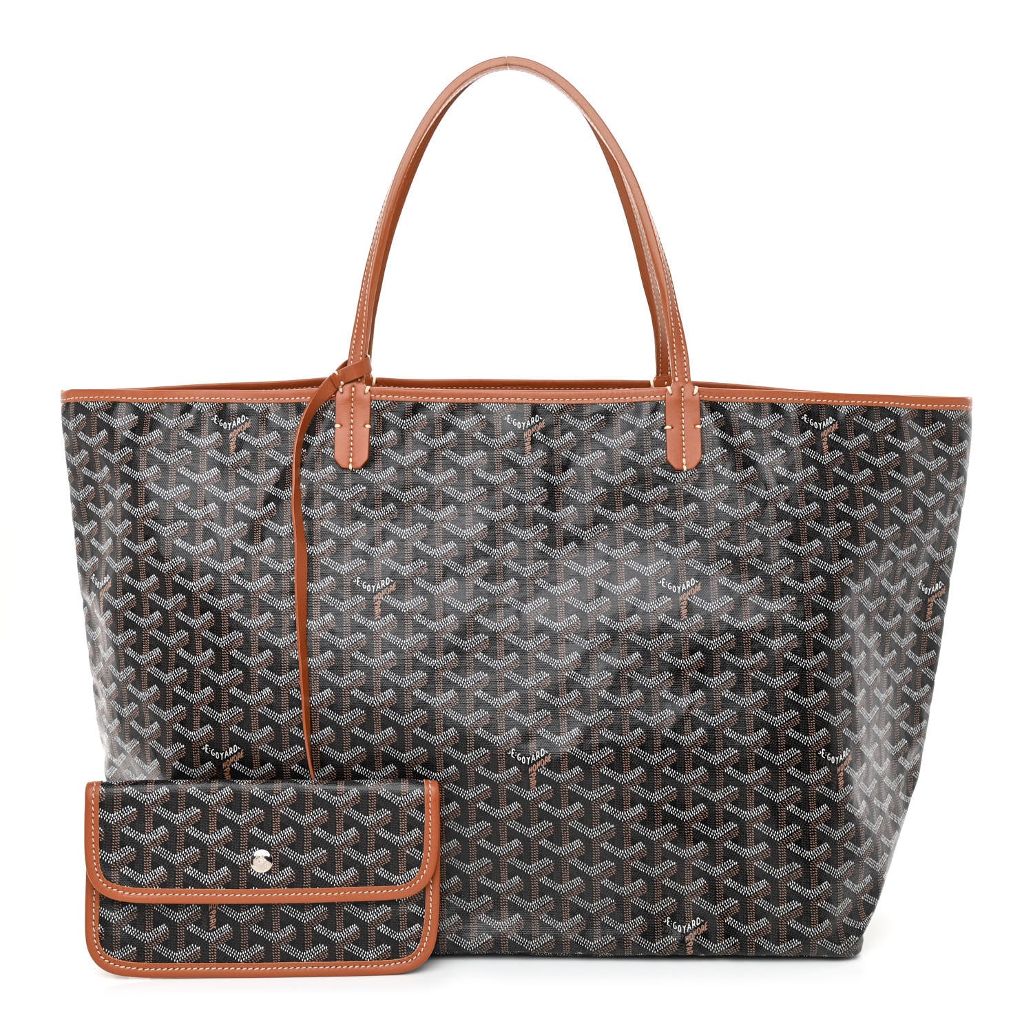 Goyard Goyardine Saint Louis GM Black Gold 1 of 10