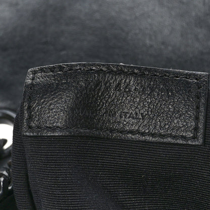 Saint Laurent Calfskin Y Quilted Monogram Monochrome Medium Loulou Chain Satchel Black 6 of 9