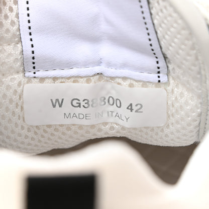 Chanel Calfskin Mesh Lycra Suede Womens Logo Sneakers 42 White 7 of 8
