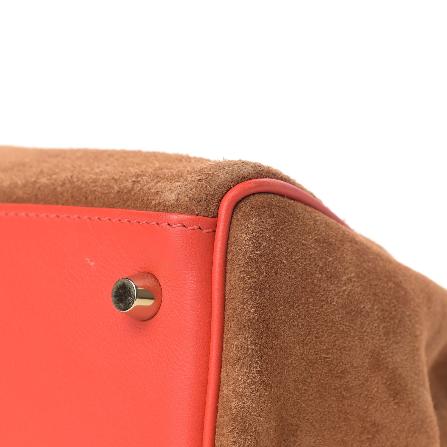Hermes Grizzly Swift Kelly Retourne 32 Chamois Capucine 9 of 16
