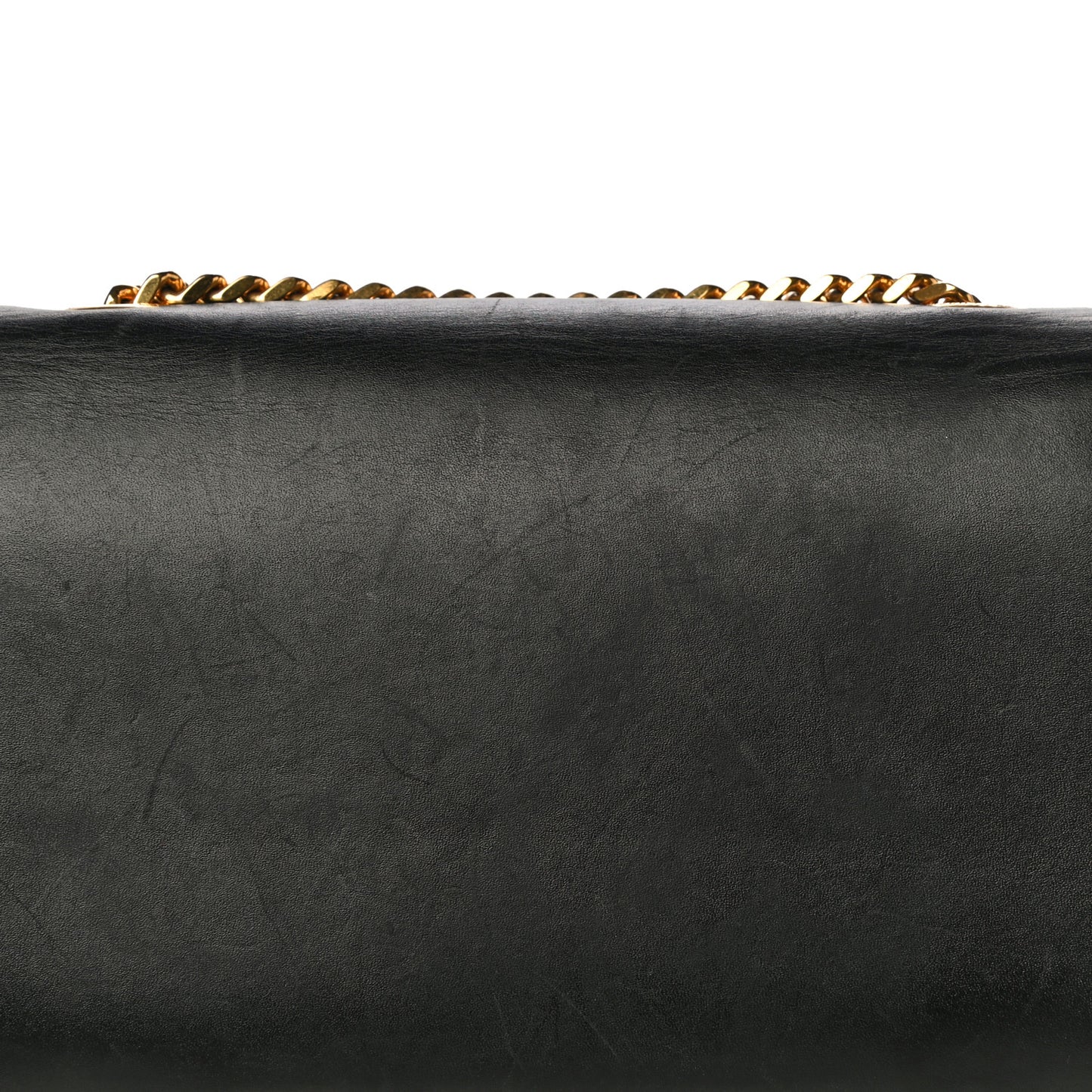 Calfskin Small Classic Monogram Kate Tassel Satchel Black