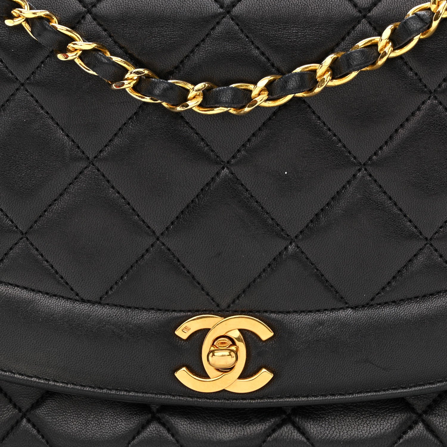 Chanel Lambskin Quilted Small Single Flap Black 8 of 11