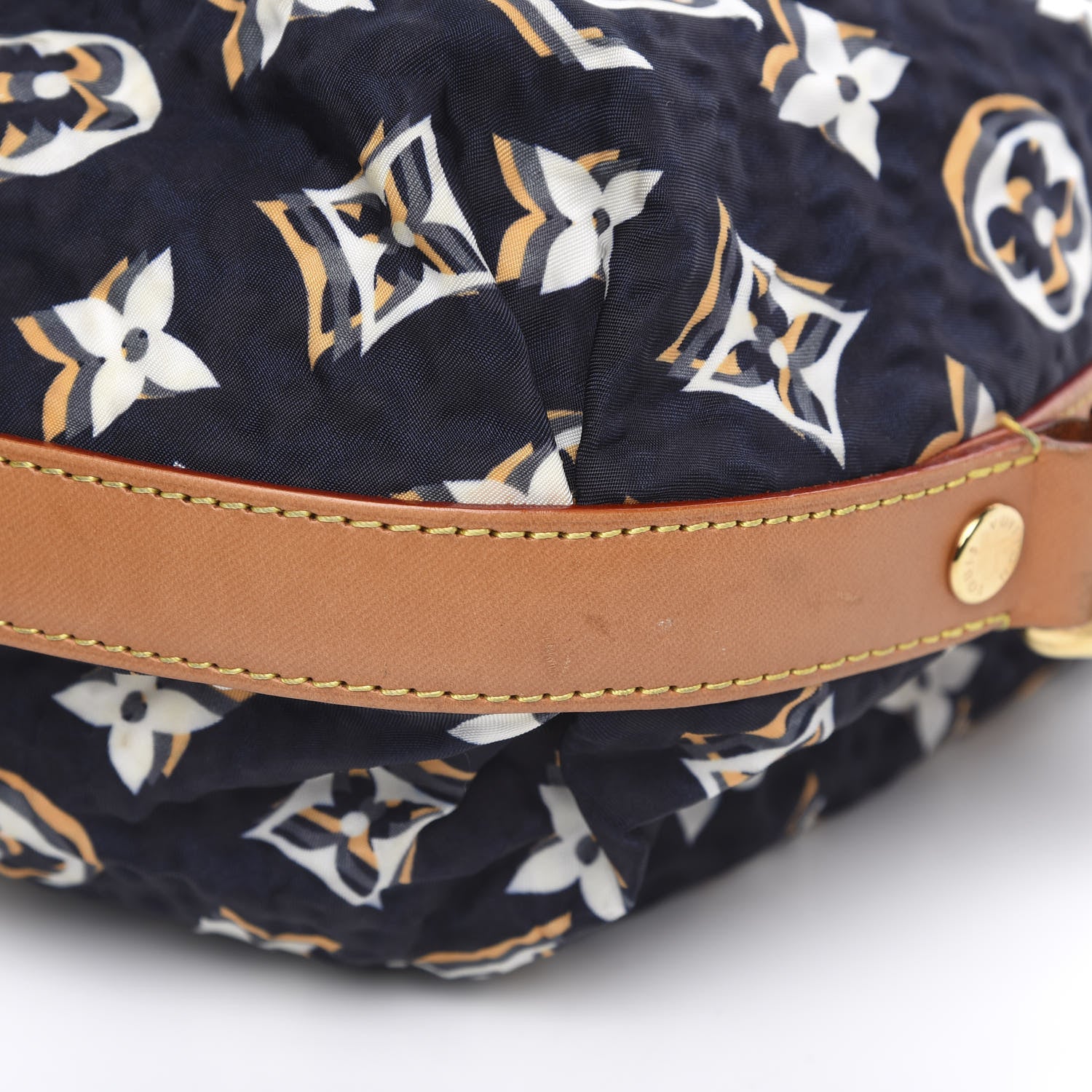Louis Vuitton Nylon Monogram Cruise Bulles MM Navy 10 of 13
