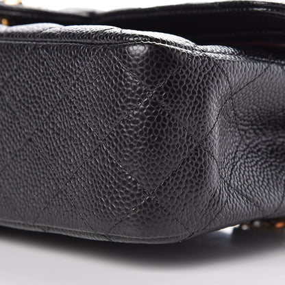 Chanel Caviar Quilted Medium Double Flap Black 9 of 9