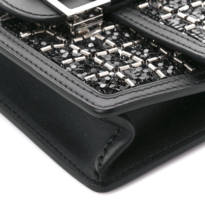 Louis Vuitton Tweed Sequin Dauphine Minaudiere Black 9 of 9