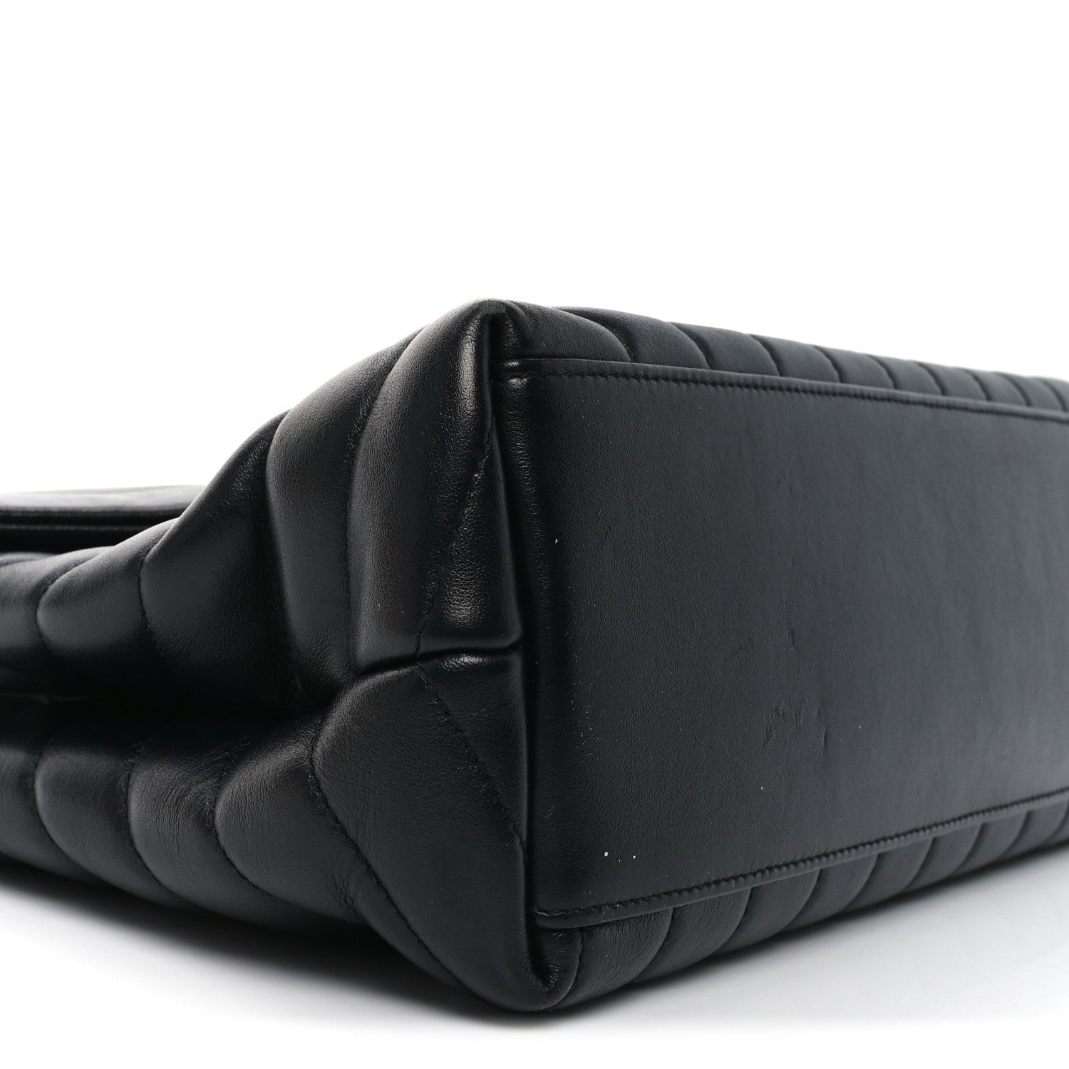 Saint Laurent Calfskin Y Quilted Monogram Medium Loulou Chain Satchel Black 17 of 18