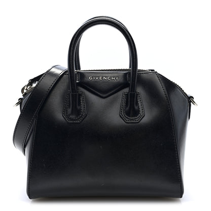 Givenchy Shiny Lord Calfskin Mini Antigona Black 1 of 9