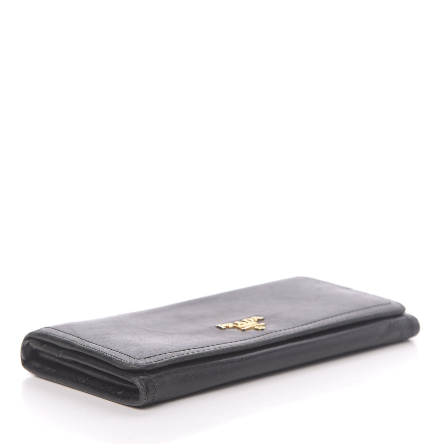 Vitello Phenix Continental Flap Wallet Black