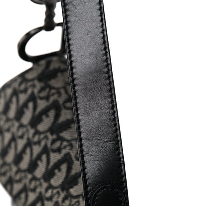 Christian Dior Monogram Saddle Bag Black 13 of 14