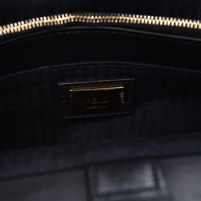 Fendi Vitello Elite Petite 2Jours Tote Black 6 of 10