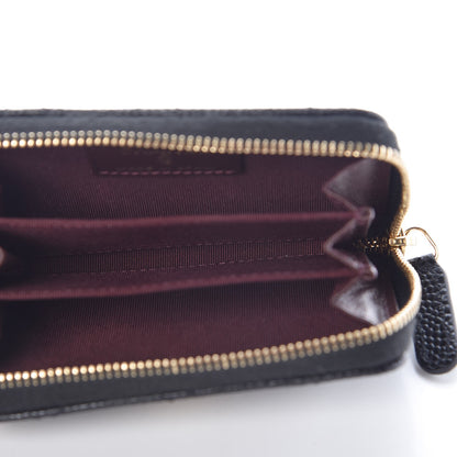 Chanel Caviar Quilted Zip Coin Purse Black 5 of 8