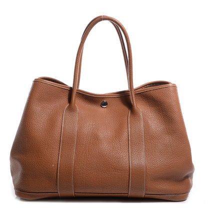 Hermes Vache Fjord Garden Party Tote 36 MM Gold 1 of 6