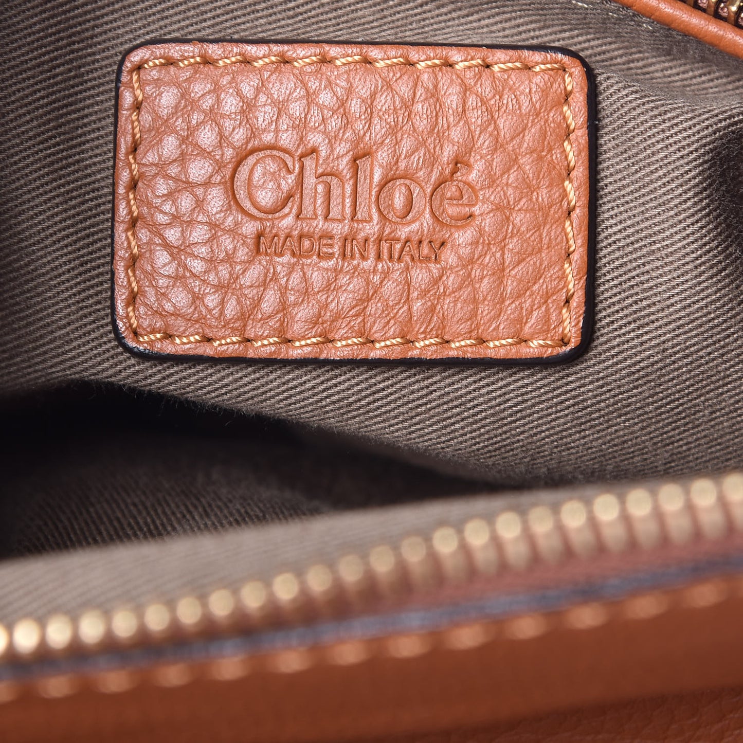 Calfskin Medium Marcie Satchel Tan